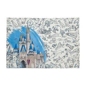 Disney Parks Walt Disney World Ink and Paint Reversible Placemat